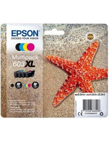 EPSON tinta MultiPack XL Estrella de mar 4 tintas 603XL No Tag Multi