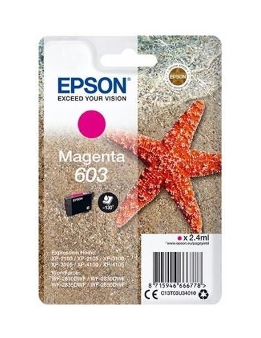 EPSON tinta Magenta Std Estrella de mar 1 tinta 603 No Tag Single