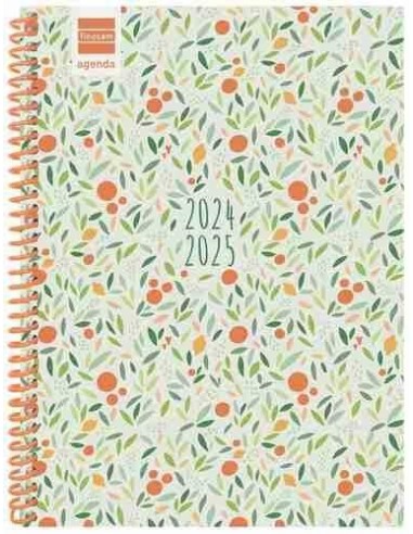 Agenda escolar Finocam Diva 1/4 SVH 24-25 fruits