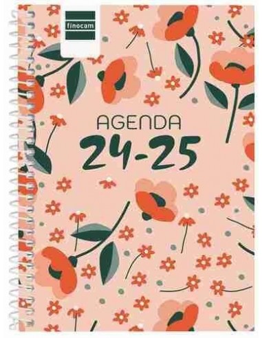 Agenda escolar Finocam cool 1/8 S/VH 24-25 floral