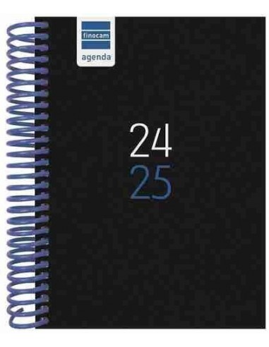 Agenda escolar Finocam Diva 8º 1DP 24-25 negro
