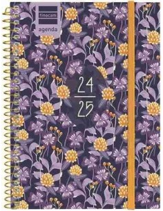 Agenda escolar Finocam secundaria Lilac 1/8 SVH 24-25