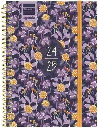 Agenda escolar Finocam secundaria Lilac 1/8 SVH 24-25