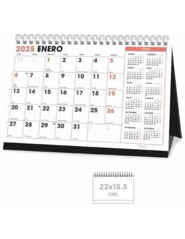 Calendario sobremesa 2025 Office 22 x 15