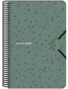 Agenda Semana Vista Espiral 2025  tapa polipropileno 13