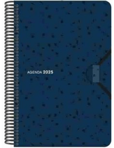 Agenda Semana Vista Espiral 2025  tapa polipropileno 13