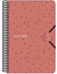 Agenda Día Página Espiral 2025 tapa polipropileno. 13