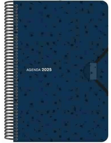 Agenda Día Página Espiral 2025 tapa polipropileno. 13
