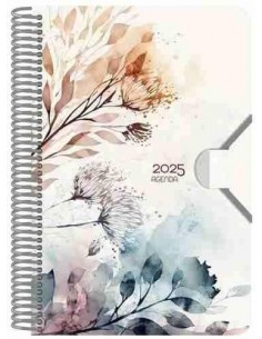 Agenda Día Página Espiral 2025 tapa polipropileno. 13