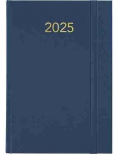 Agenda 25 D/P FLORENCIA azul marino.