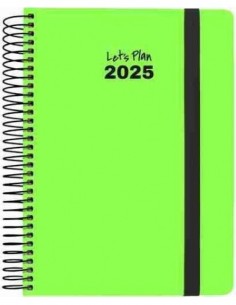 Agenda 25 D/P 15X21 NEON verde