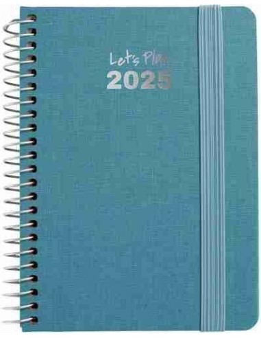 Agenda 25 D/P A6 FANCY azul
