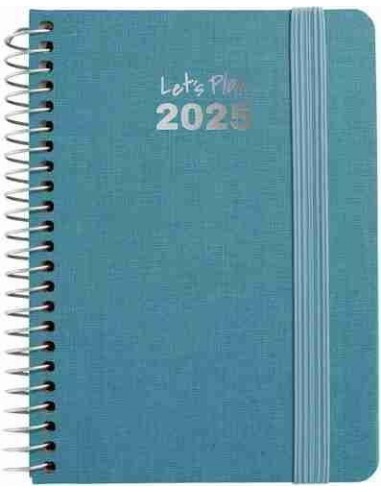 Agenda 25 S/V A6 FANCY azul