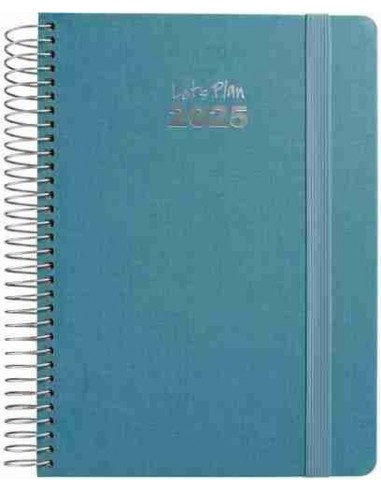 Agenda 25 D/P 15X21 FANCY azul