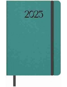 Agenda Día Página Manhattan 14x20 Verde 2025