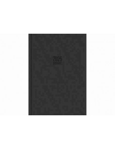 Agenda Día Página Atens 17 x 24 negro 2025