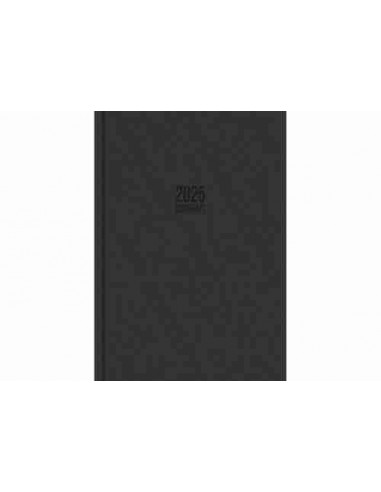 Agenda Día Página Atens 17 x 24 negro 2025