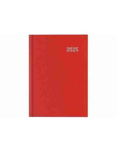 Agenda Día Página Paris 15 x 21 rojo 2025