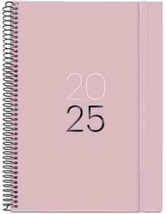 Agenda Semana Vista Espiral Plus cartón 155 x 213 Calm Arena Catalán 2025