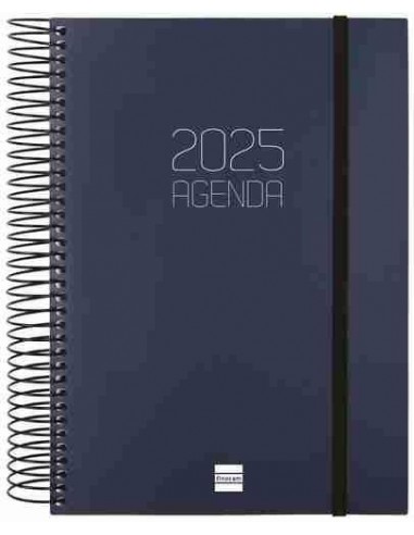 Agenda Día Página Opaque E10 Azul 2025
