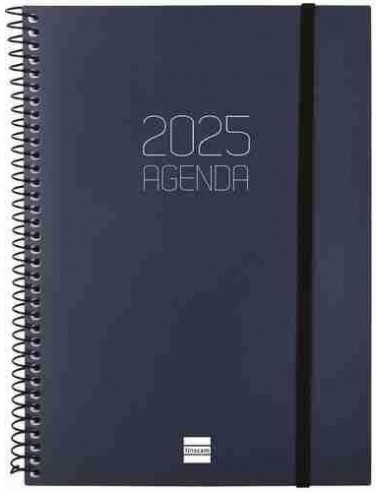Agenda Semana Vista Opaque E10 Azul Catalán 2025