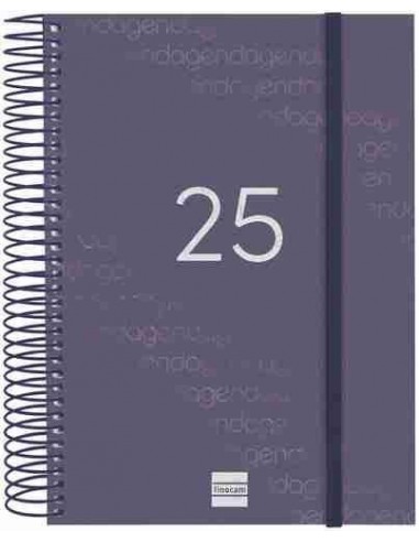 Agenda Día Página Year E10 Azul Catalán 2025