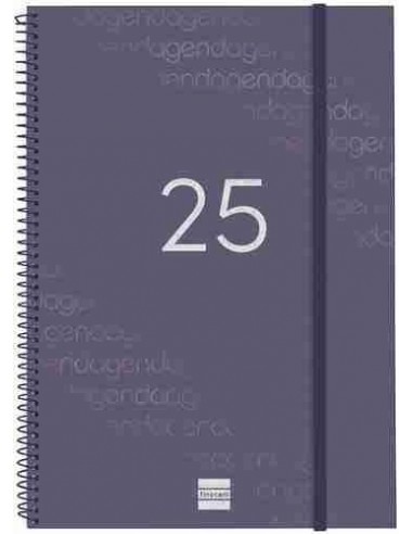 Agenda Semana Vista Year E40 Azul Catalán 2025