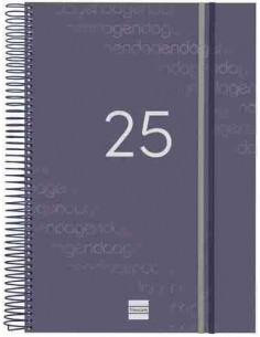 Agenda Día Página Year E40 Azul Catalán 2025