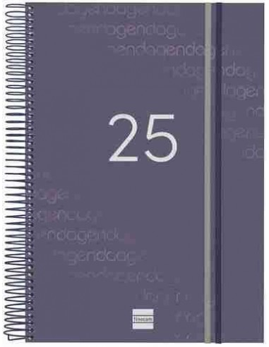 Agenda Día Página Year E40 Azul Catalán 2025
