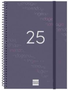 Agenda Semana Vista Year E10 Azul 2025