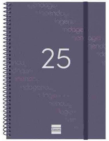 Agenda Semana Vista Year E10 Azul Catalán 2025