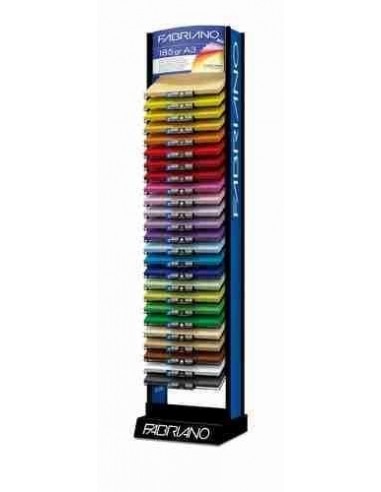 Cartulinas Fabriano Colore expositor + 5000 cartulinas A3 (25 col x 200 hojas)