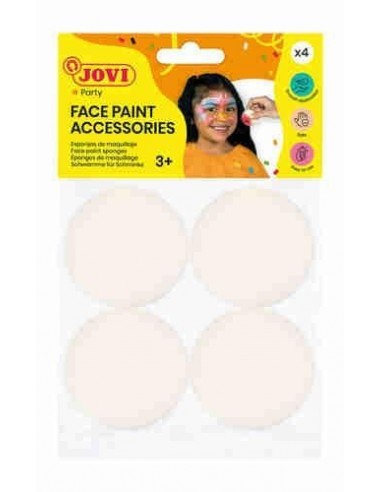 Esponjas para maquillaje - bolsa de 4 uds.Set de complementos maquillaje Face Paint