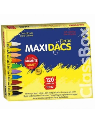 Ceras Maxidacs classpack 120 uds. (12 X 10 col)