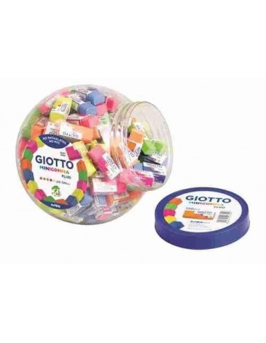 Gomas fluo tarro 120 uds.