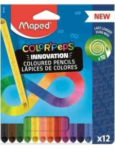 Lapiceros de colores Color'Peps Infinity cja de 12 uds.
