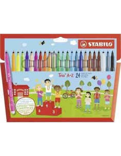 Rotuladores Stabilo Trio A-Z 24 unidades