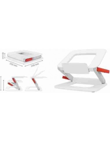 Soporte multiángulo ajustable para portátil Leitz Ergo