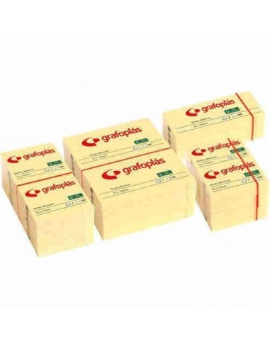 Notas adhesivas amarillas Grafoplás