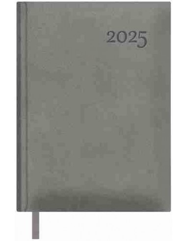Agenda Día Página Lausana 14x20 Gris 2025
