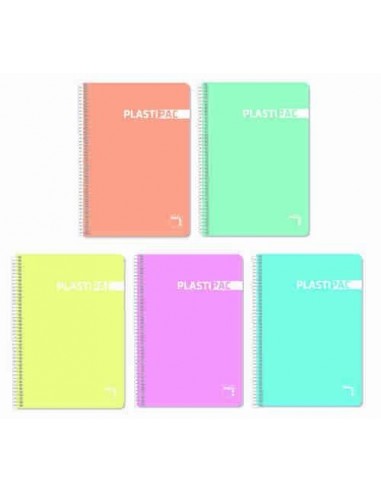 Cuaderno plastiPAC Pastel 80 hojas