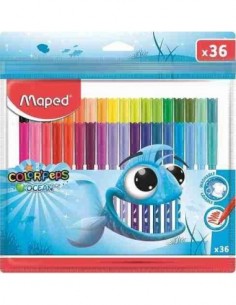 Rotuladores Color's Peps Ocean's 36 uds.