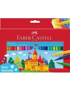 Rotulador escolar Faber-Castel 50 uds