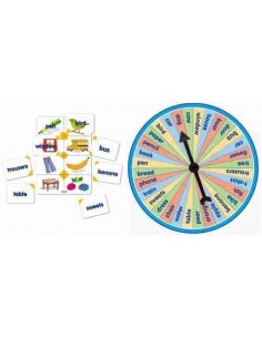 Vocabulario bingo de palabras en inglés