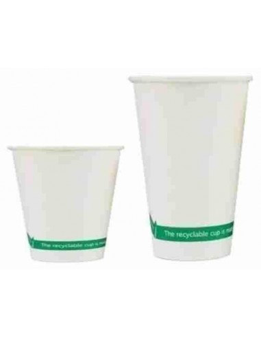 Vasos de cartón biodegradable