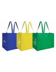 Set de 3 bolsas de reciclaje