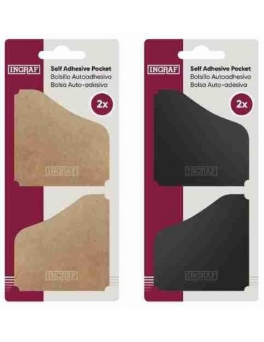 Accesorios para agendas bolsillo adhesivo pack 2 uds.