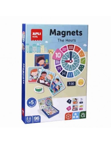 Juego Magnets "Aprendo las horas"