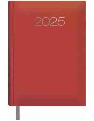 Agenda Día Página Lisboa 14x20 Burdeos 2025