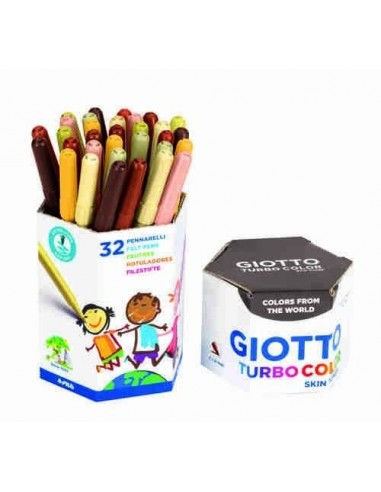 Giotto Turbo Color Skin Tones Bote cartón 32 uds.